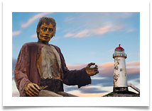 Sven is proud of his Lighthouse - Chris Berg